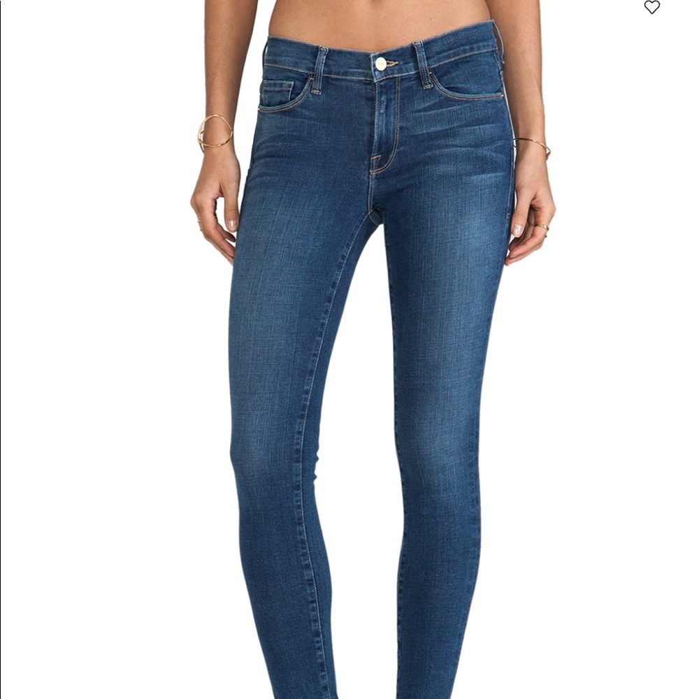 FRAME Le Skinny de Jeanne in Culver, Size 26
